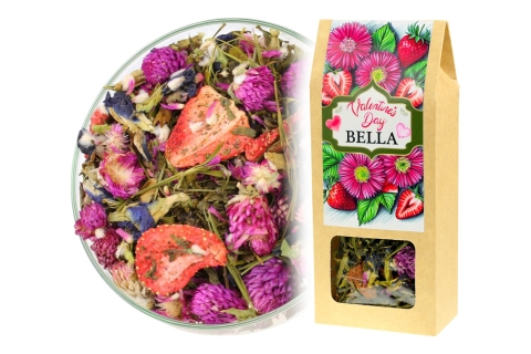 Herbata Biała Na Walentynki BELLA (KT) (25g) Idealna Na Prezent !